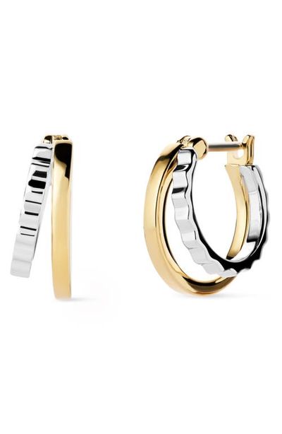 Ana Luisa Ana Luisa Toda Two-Tone Double Hoop Earrings