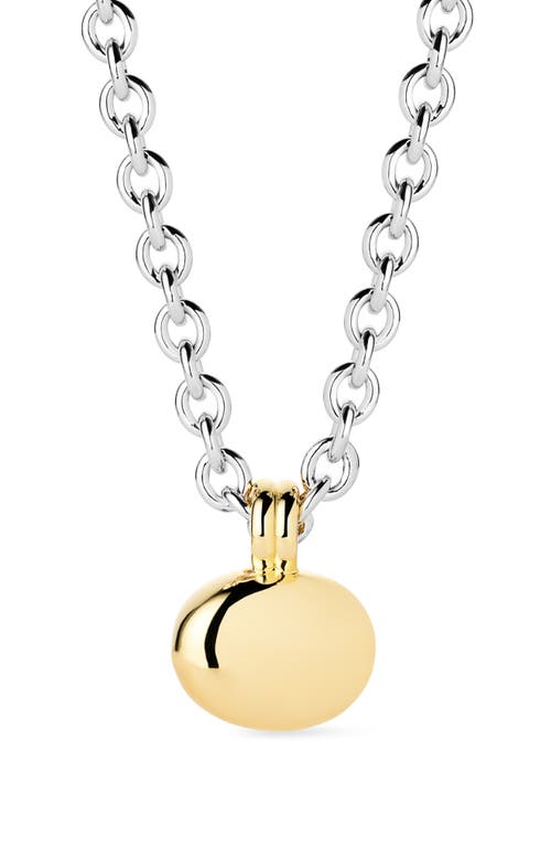 Ana Luisa Ana Luisa Two-Tone Pebble Pendant Necklace