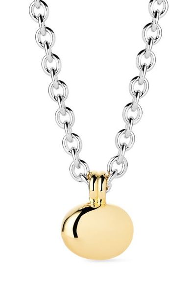 Ana Luisa Ana Luisa Two-Tone Pebble Pendant Necklace