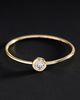 Ana Luisa Fine Solid Yellow Gold Solo Diamond Stacking Ring - 1