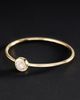 Ana Luisa Fine Solid Yellow Gold Solo Diamond Stacking Ring - 2