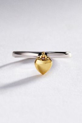 Ana Luisa Leia Heart Ring