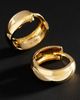 Ana Luisa Solid Yellow Gold Bold Huggie Hoops - 1