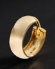 Ana Luisa Solid Yellow Gold Bold Huggie Hoops - 2