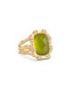 Anabel Aram Anabel Aram Bamboo Stone Statement Ring in 18K Gold Plated - 1