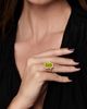 Anabel Aram Anabel Aram Bamboo Stone Statement Ring in 18K Gold Plated - 2