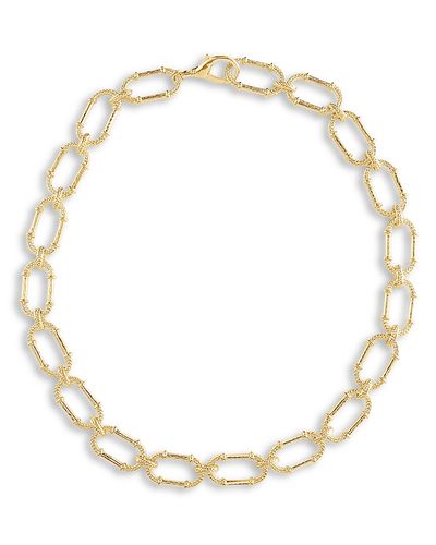 Anabel Aram Anabel Aram Cheval Braided Chain Collar Necklace, 18.7