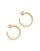 Anabel Aram Anabel Aram Cheval Braided Open Hoop Earrings - 2
