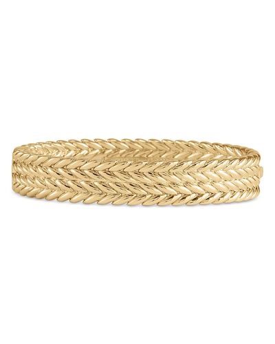 Anabel Aram Anabel Aram Cheval Braided Wide Bangle Bracelet