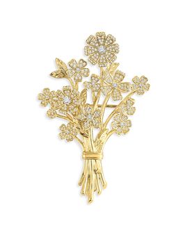 Anabel Aram Anabel Aram Crystal Wildflower Brooch