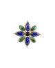 Anabel Aram Anabel Aram Forza Fiore Multi Gemstone Flower Cocktail Ring - 1