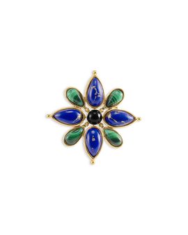 Anabel Aram Anabel Aram Forza Fiore Multi Gemstone Flower Cocktail Ring