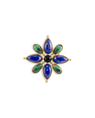 Anabel Aram Anabel Aram Forza Fiore Multi Gemstone Flower Cocktail Ring