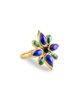 Anabel Aram Anabel Aram Forza Fiore Multi Gemstone Flower Cocktail Ring - 3
