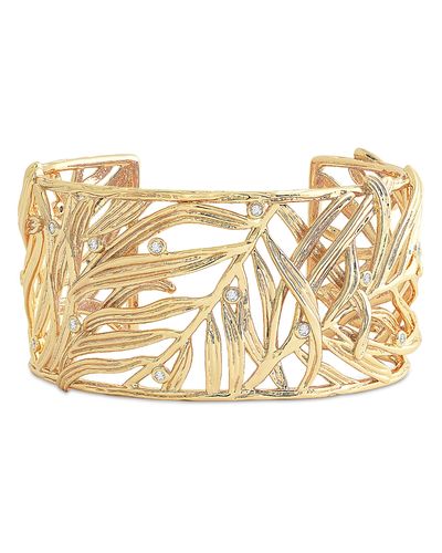Anabel Aram Anabel Aram Palm Leaves Cuff in 18K Gold Plated
