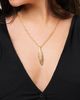 Anabel Aram Anabel Aram Pave Feather Large Pendant Necklace, 17-18 - 2