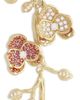Anabel Aram Anabel Aram Pave Orchid Linear Drop Earrings - 3
