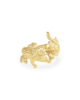 Anabel Aram Anabel Aram Safari Alligator Open Ring