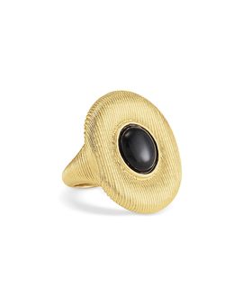 Anabel Aram Anabel Aram Safari Black Onyx Cocktail Ring
