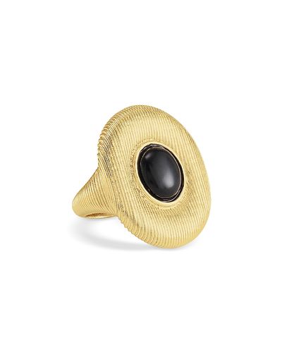 Anabel Aram Anabel Aram Safari Black Onyx Cocktail Ring