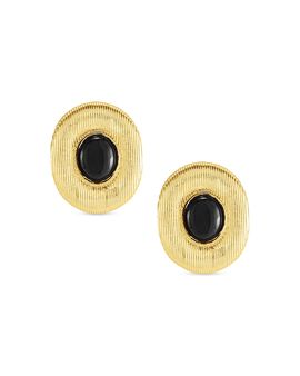Anabel Aram Anabel Aram Safari Black Onyx Drop Earrings