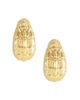 Anabel Aram Anabel Aram Safari Crocodile Hoop Earrings - 1