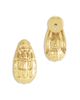 Anabel Aram Anabel Aram Safari Crocodile Hoop Earrings - 3