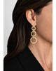 Anabel Aram Anabel Aram Sculpted Bamboo Chain Earrings in 18K Gold Plated - 2