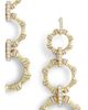 Anabel Aram Anabel Aram Sculpted Bamboo Chain Earrings in 18K Gold Plated - 4