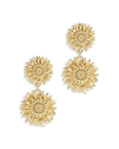 Anabel Aram Anabel Aram Sunflower Drop Earrings
