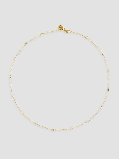 Anabel Aram Women's 18K-Gold-Plated & Cubic Zirconia Chain Necklace