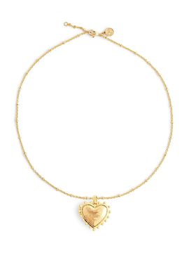 Anabel Aram Women's 18K-Gold-Plated Large Heart Locket Necklace
