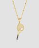 Anabel Aram Women's 18K-Gold-Plated, Pearl & Enamel Tennis Racket Charm - 1