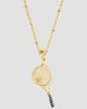 Anabel Aram Women's 18K-Gold-Plated, Pearl & Enamel Tennis Racket Charm - 3