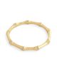 Anabel Aram Women's Bamboo 18K Gold-Plated & Cubic Zirconia Hinge Bangle - 4