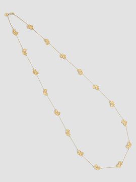Anabel Aram Women's Butterfly 18K-Gold-Plated & Cubic Zirconia Long Station Necklace