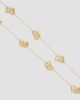 Anabel Aram Women's Butterfly 18K-Gold-Plated & Cubic Zirconia Long Station Necklace - 3