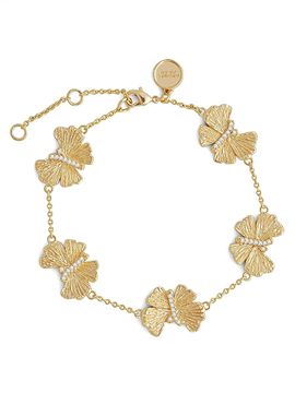 Anabel Aram Women's Butterfly 18K-Gold-Plated & Cubic Zirconia Station Bracelet