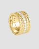 Anabel Aram Women's Cheval 18K-Gold-Plated & Cubic Zirconia Ring - 2