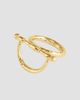 Anabel Aram Women's Cheval 18K-Gold-Plated Horsebit Ring - 3