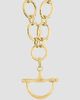 Anabel Aram Women's Cheval 18K-Gold-Plated Medium Horsebit Pendant - 2