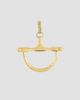Anabel Aram Women's Cheval 18K-Gold-Plated Medium Horsebit Pendant - 4