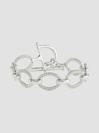 Anabel Aram Women's Cheval Sterling Silver-Plated Chain Bracelet