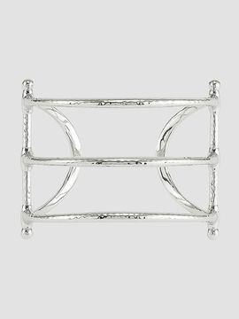 Anabel Aram Women's Cheval Sterling Silver-Plated Horsebit Cuff