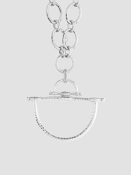 Anabel Aram Women's Cheval Sterling Silver-Plated Horsebit Pendant