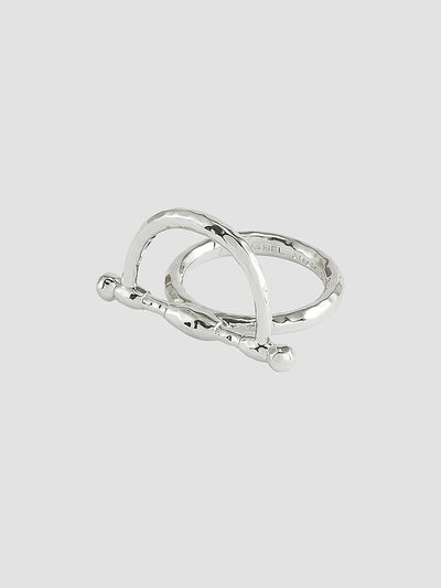 Anabel Aram Women's Cheval Sterling Silver-Plated Horsebit Ring