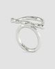 Anabel Aram Women's Cheval Sterling Silver-Plated Horsebit Ring - 2