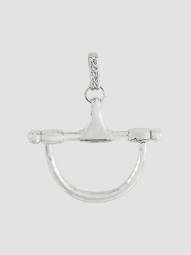Anabel Aram Women's Cheval Sterling Silver-Plated Medium Horsebit Pendant