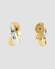 Anabel Aram Women's Farrier Two-Tone Interlocked Huggie Earrings - 2