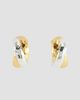 Anabel Aram Women's Farrier Two-Tone Interlocked Huggie Earrings - 5